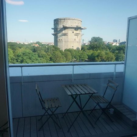Augartenblick Penthaus 17 - Blick zum Riesenrad Wien Exterior foto