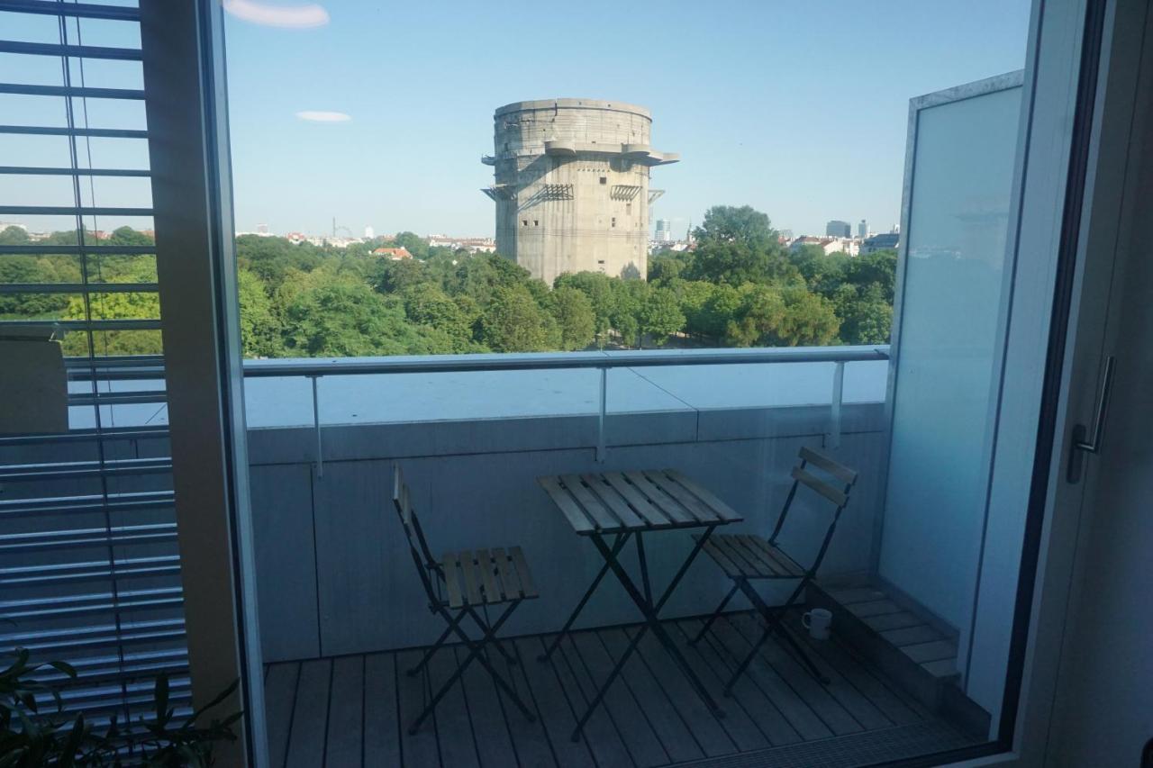 Augartenblick Penthaus 17 - Blick zum Riesenrad Wien Exterior foto