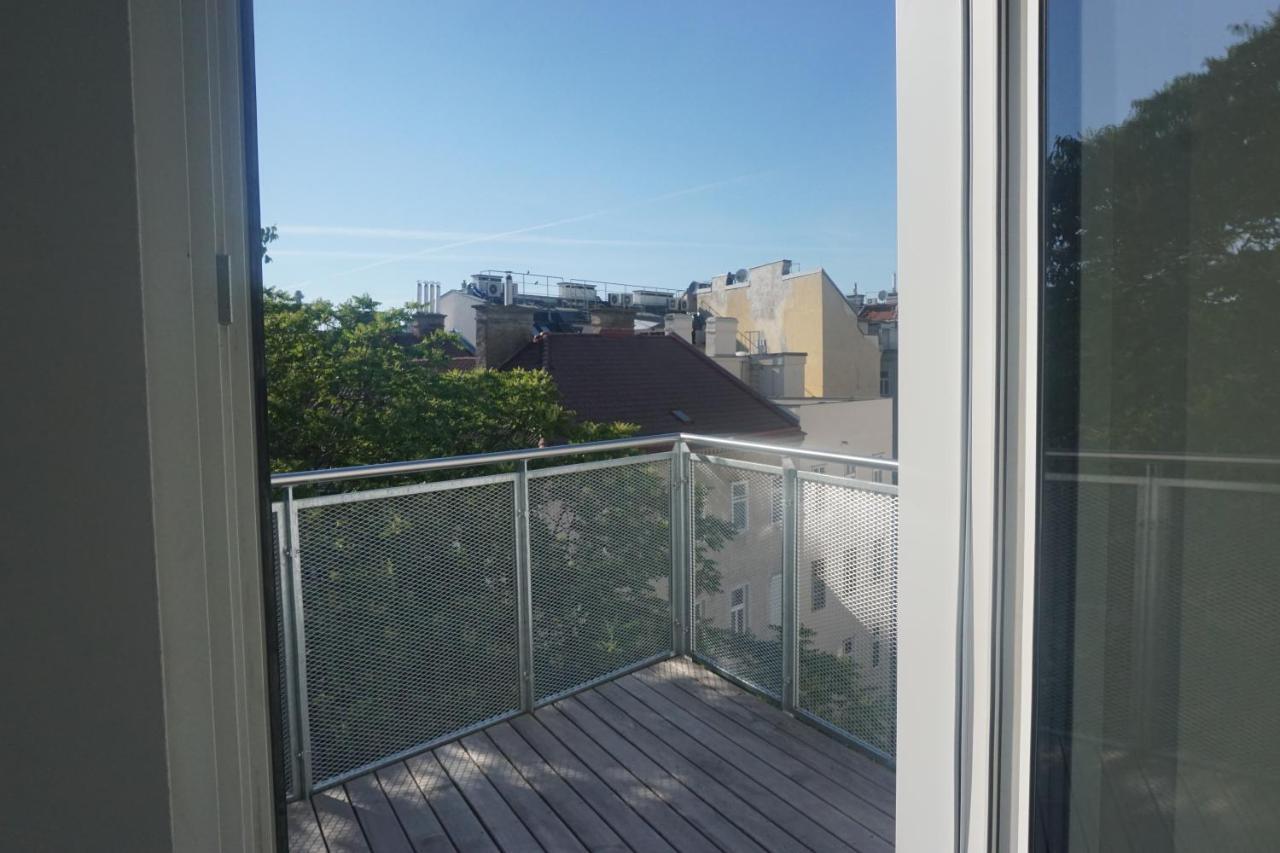 Augartenblick Penthaus 17 - Blick zum Riesenrad Wien Exterior foto