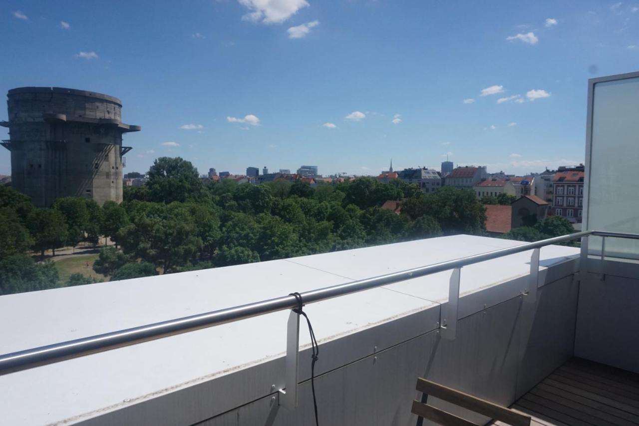 Augartenblick Penthaus 17 - Blick zum Riesenrad Wien Exterior foto